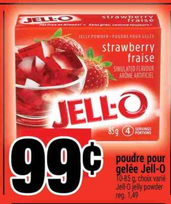 POUDRE POUR GELÉE JELL-O