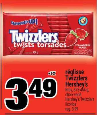 RÉGLISSE TWIZZLERS HERSHEY'S