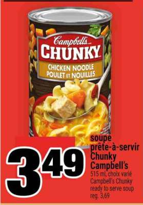 Soupe prête-à-servir Chunky Campbell's