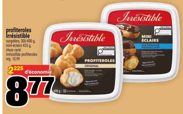 Profiteroles Irrésistible