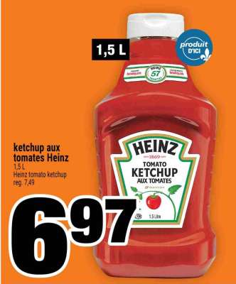 Ketchup aux tomates Heinz