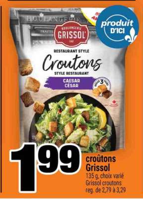 croûtons Grissol