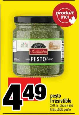 PESTO IRRÉSISTIBLE