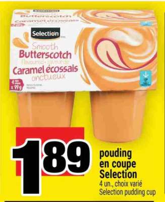 POUDING EN COUPE SELECTION