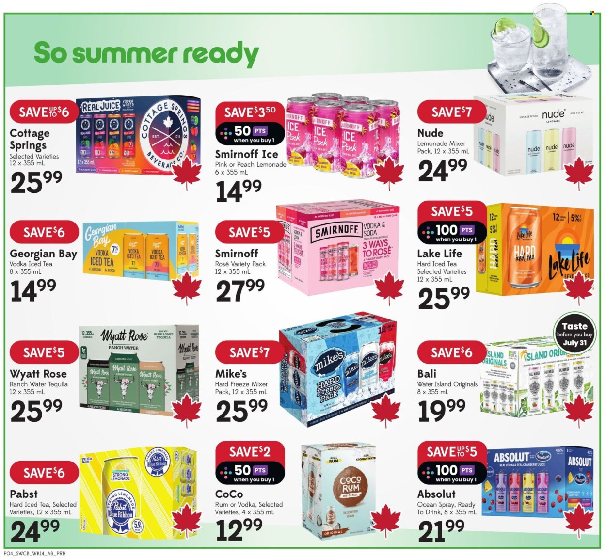 Sobeys Liquor flyer - July 31, 2025 - August 06, 2025. Page 4