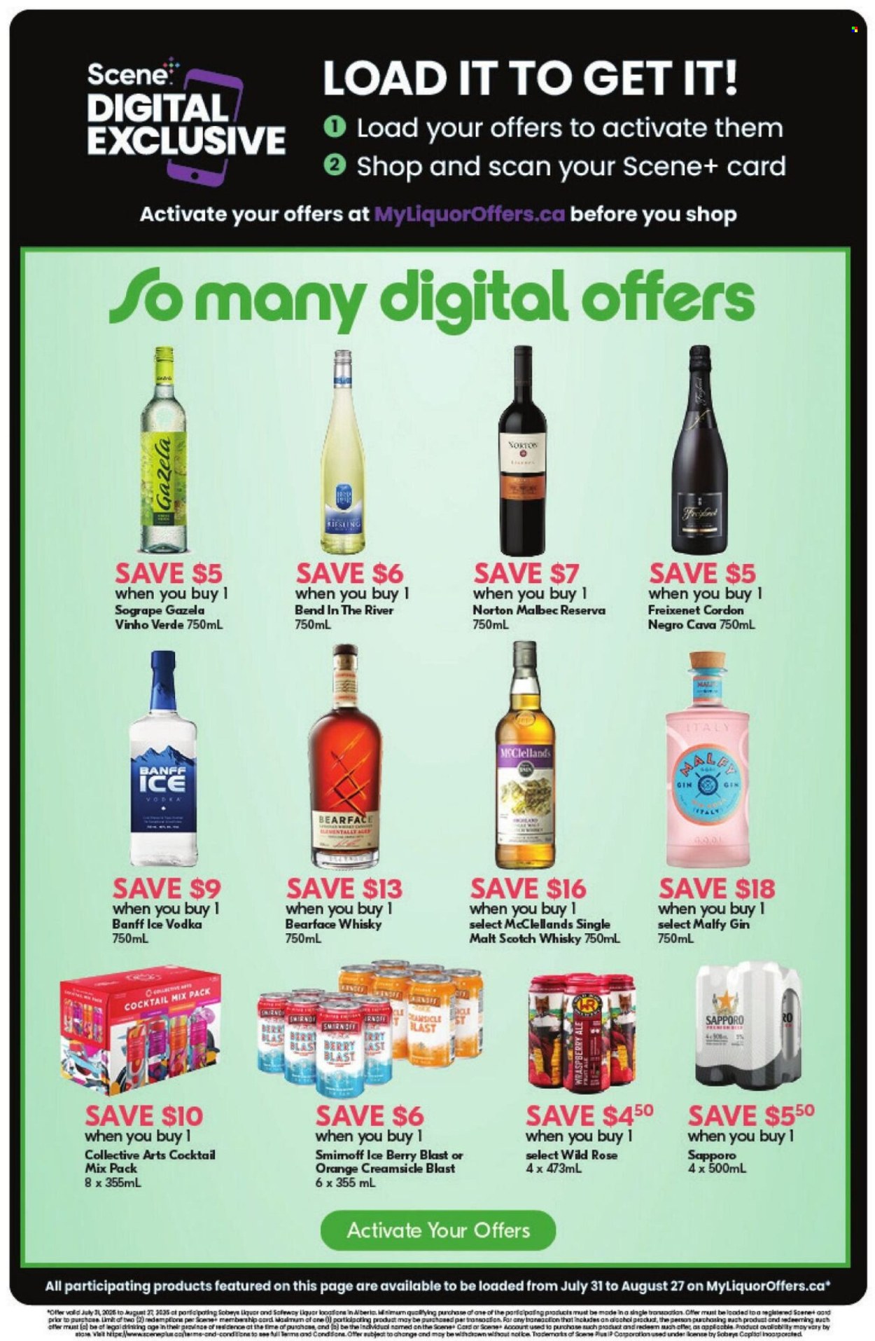 Sobeys Liquor flyer - July 31, 2025 - August 06, 2025. Page 9