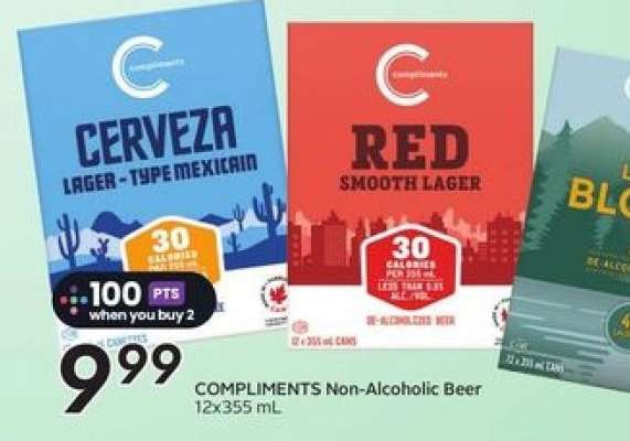 COMPLIMENTS Non-Alcoholic Beer