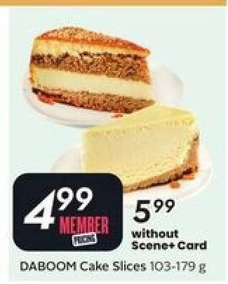 DABOOM! Cake Slices