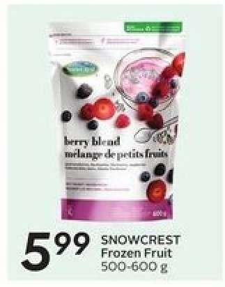 Snowcrest Frozen Fruit