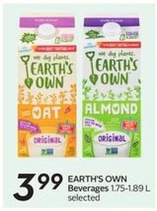 EARTH'S OWN Beverages