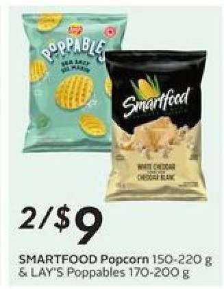 SMARTFOOD Popcorn & LAY'S Poppables