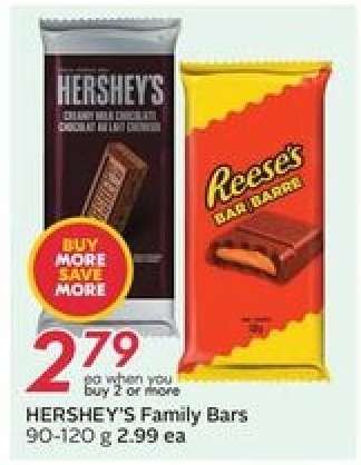 HERSHEY'S Family Bars