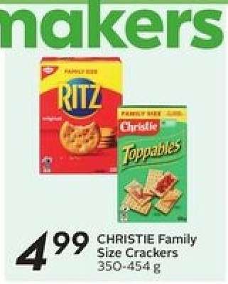 CHRISTIE FAMILY SIZE CRACKERS