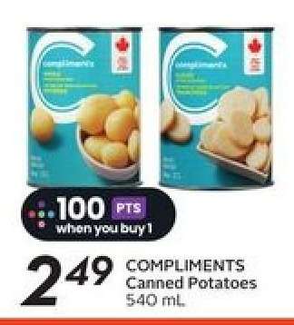 COMPLIMENTS Canned Potatoes