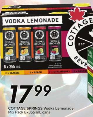 COTTAGE SPRINGS Vodka Lemonade