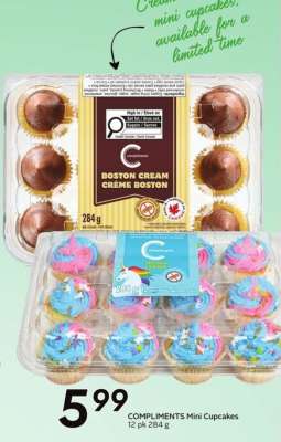 COMPLIMENTS Mini Cupcakes