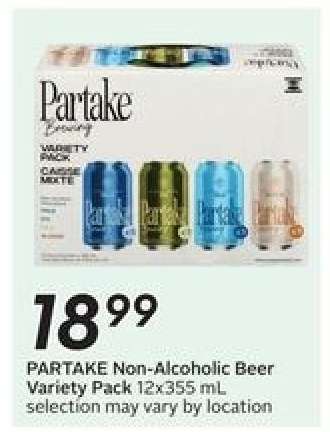 PARTAKE Non-Alcoholic Beer Variety Pack