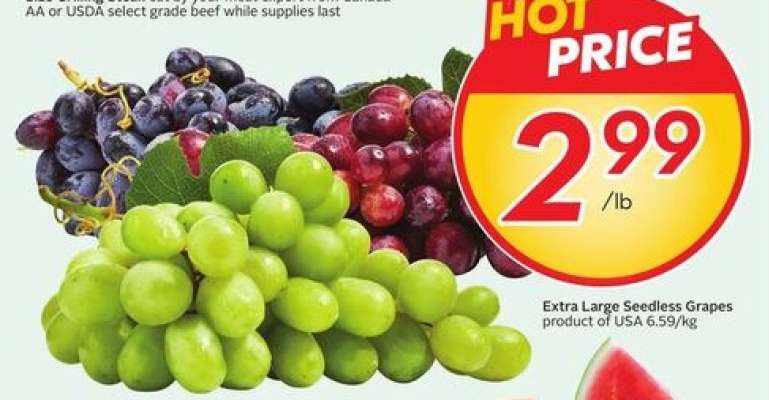 Extra Large Seedless Grapes