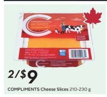 COMPLIMENTS Cheese Slices