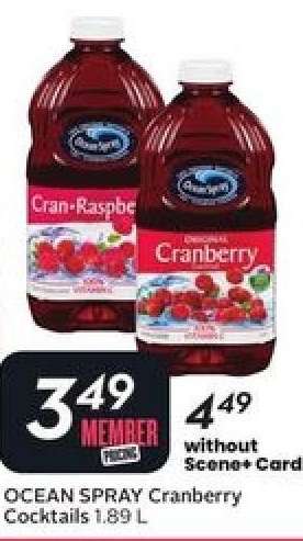 Ocean Spray Cranberry Cocktails