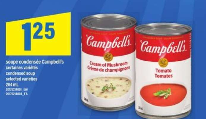 Campbell's soupe condensée