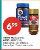 TIM HORTONS (100g) nebo MAXWELL HOUSE (150g)