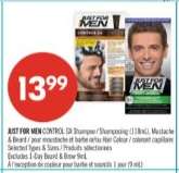 JUST FOR MEN CONTROL GX SHAMPOO
