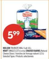 NEILSON TRUTASTE Milk / KRAFT SINGLES