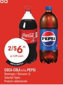 COCA-COLA or/ou PEPSI