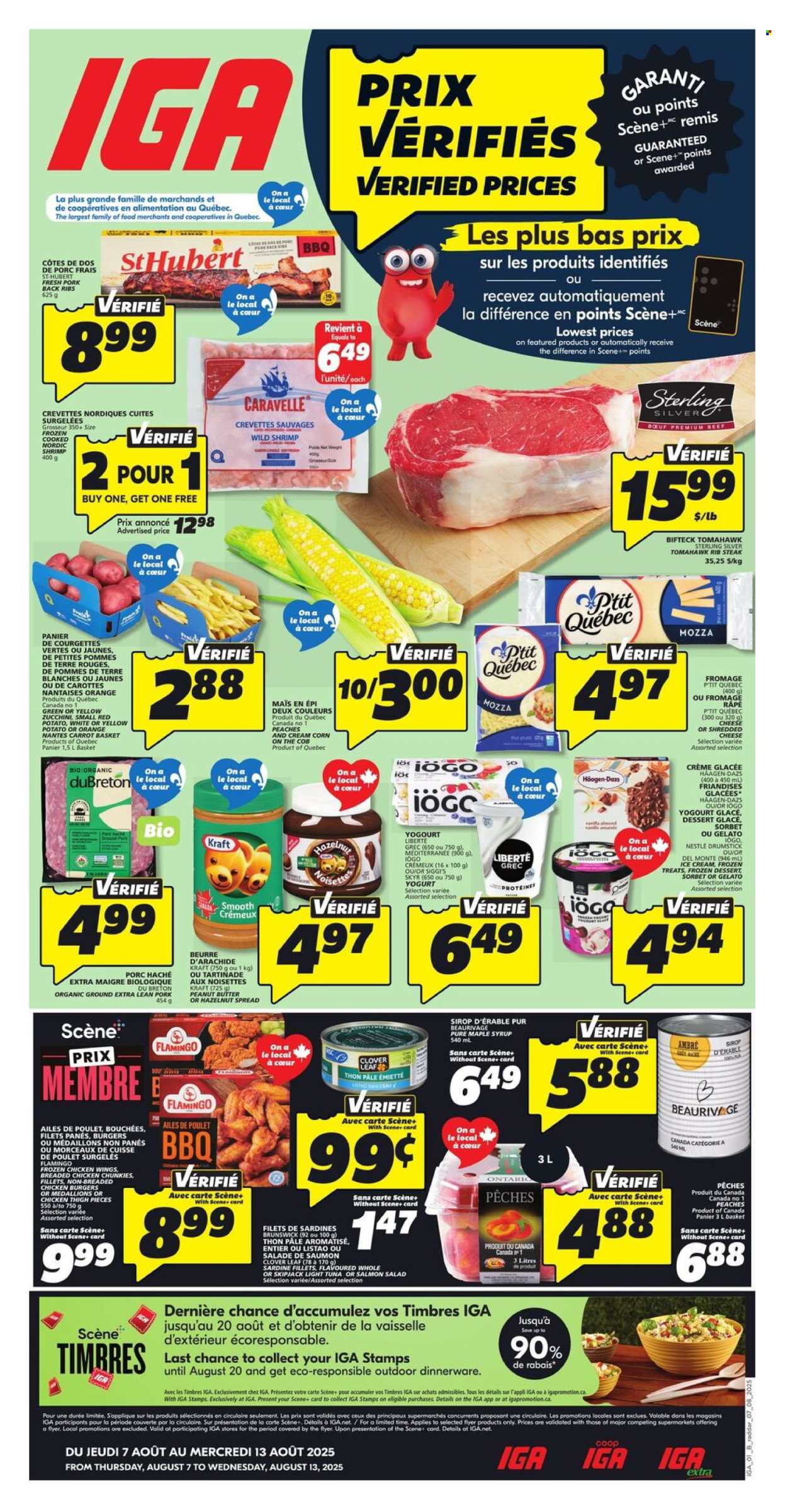 IGA flyer - August 07, 2025 - August 13, 2025. Page 1
