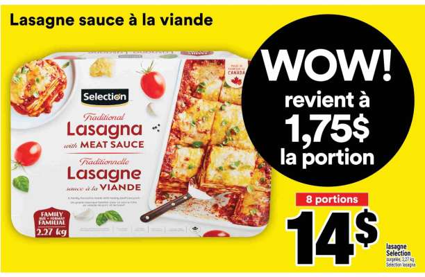 Lasagne sauce à la viande