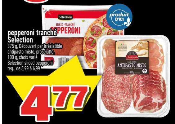PEPPERONI TRANCHÉ SÉLECTION