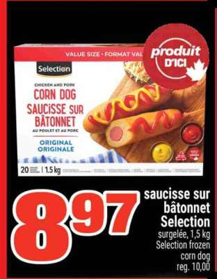 SAUCISSE SUR BÂTONNET SELECTION