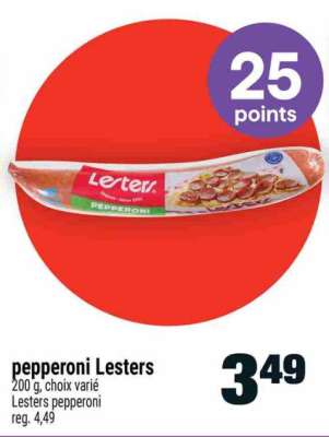 PEPPERONI LESTERS
