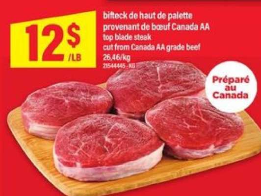 BIFTECK DE HAUT DE PALETTE