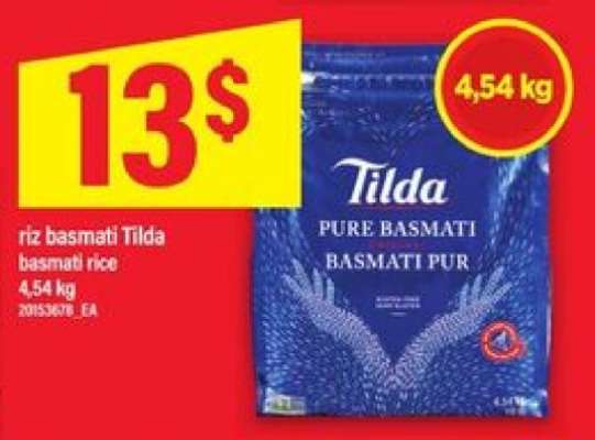 riz basmati Tilda