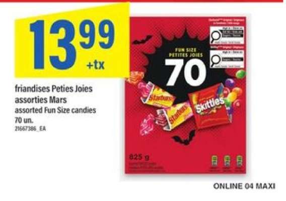 friandises Peties Joies assorties Mars