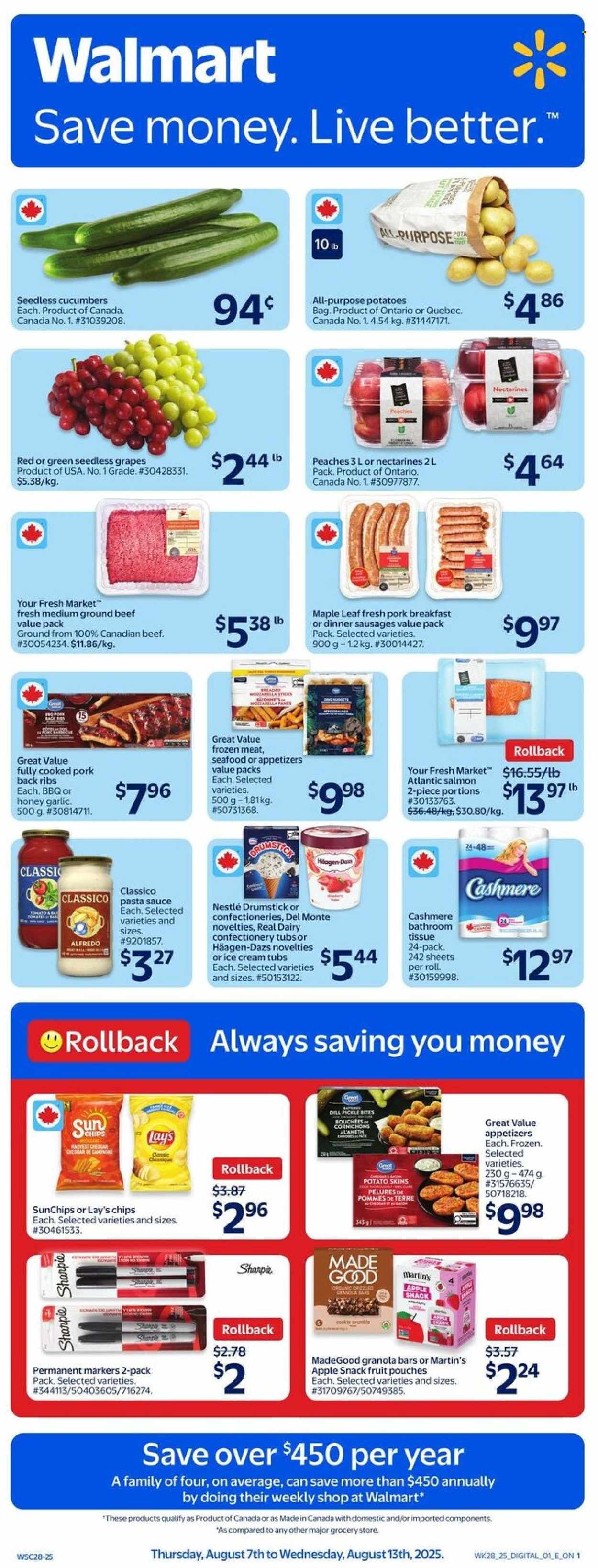 Walmart flyer - August 07, 2025 - August 13, 2025. Page 1