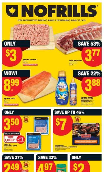 No Frills Flyer - August 07, 2025 - August 13, 2025.