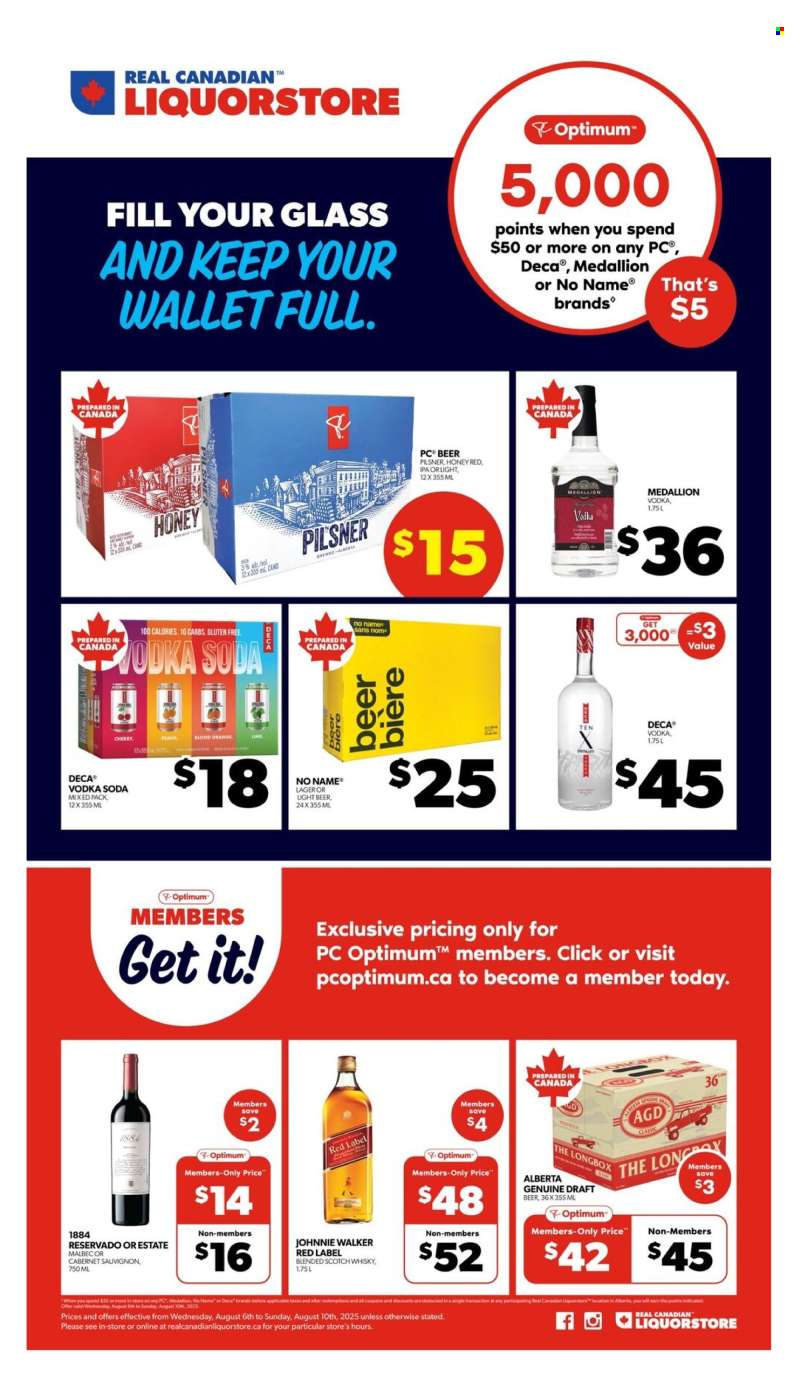 Real Canadian Liquorstore Flyer - August 06, 2025 - August 10, 2025.