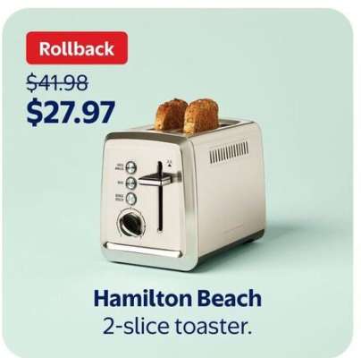 Hamilton Beach 2-slice toaster