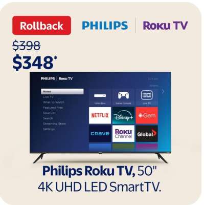 Philips Roku TV, 50"