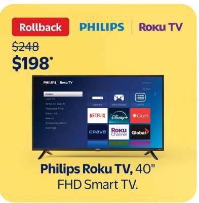 Philips Roku TV, 40"
