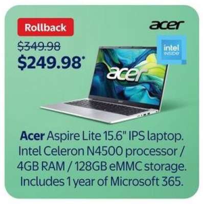 Acer Aspire Lite 15.6" IPS laptop
