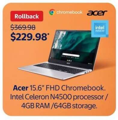 Acer 15.6" FHD Chromebook