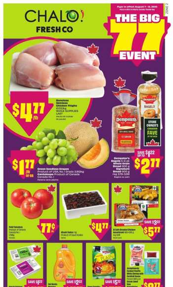 Chalo! FreshCo. Flyer - August 07, 2025 - August 13, 2025.
