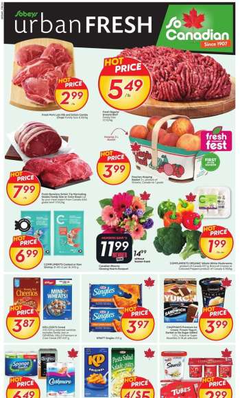Sobeys Urban Fresh Flyer - August 07, 2025 - August 13, 2025.