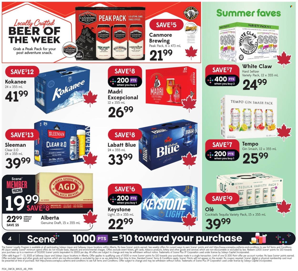 Sobeys Liquor flyer - August 07, 2025 - August 13, 2025. Page 4