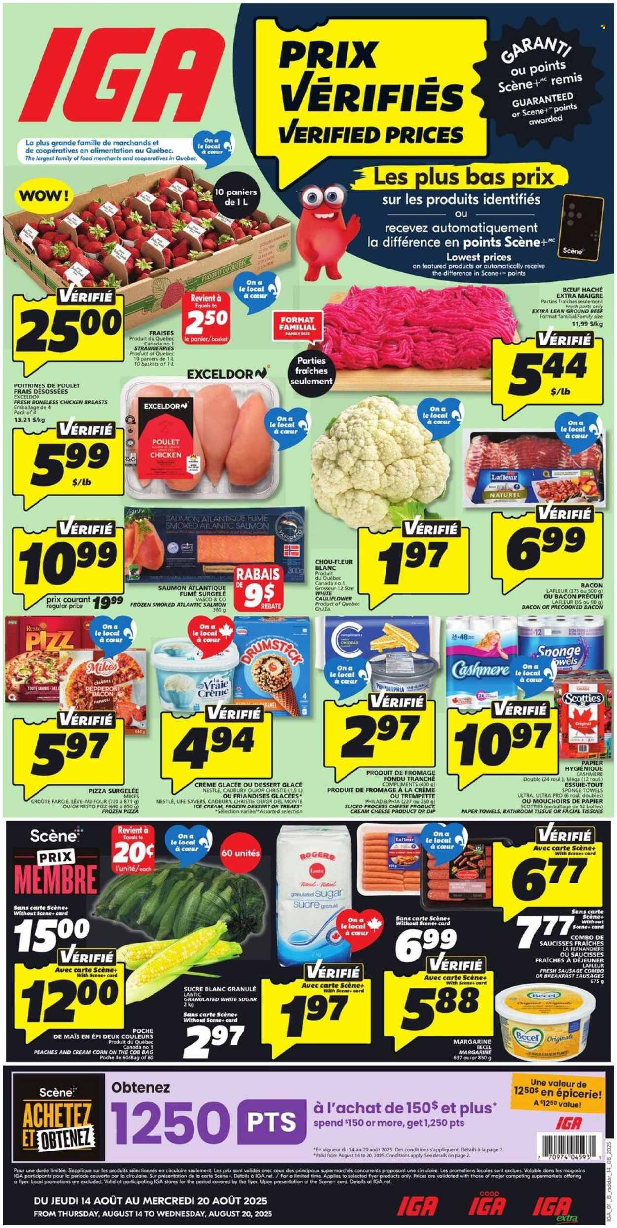 IGA flyer - August 14, 2025 - August 20, 2025. Page 1