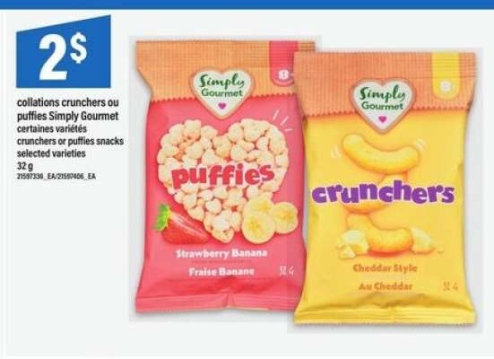 Simply Gourmet Puffies or Crunchers